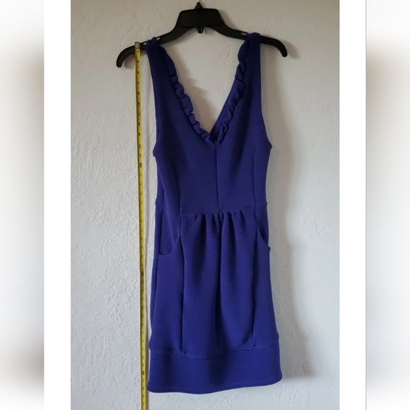 Anthropologie Maeve Dress Small Blue New w/ tags. Sleevless. Zip Close. - Picture 7 of 12